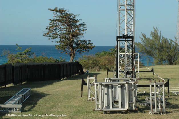 TurnKey Production's Office & Aqueduct Venue Under Construction - Tuesday, January 16th - 10th Anniversary - Air Jamaica Jazz & Blues Festival 2007 - The Art of Music - Tuesday, January 23 - Saturday, January 27, 2007, The Aqueduct on Rose Hall, Montego Bay, Jamaica - Negril Travel Guide, Negril Jamaica WI - http://www.negriltravelguide.com - info@negriltravelguide.com...!