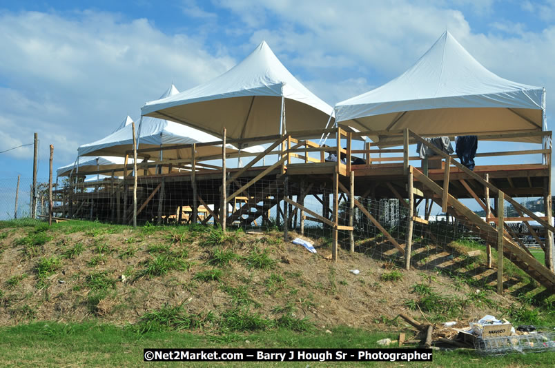 Preparations at the Venue - Jamaica Jazz and Blues Festival 2009, Thursday, January 15, 2009 - Venue at the Aqueduct on Rose Hall Resort &amp; Country Club, Montego Bay, Jamaica - Thursday, January 22 - Saturday, January 24, 2009 - Photographs by Net2Market.com - Barry J. Hough Sr, Photographer/Photojournalist - Negril Travel Guide, Negril Jamaica WI - http://www.negriltravelguide.com - info@negriltravelguide.com...!