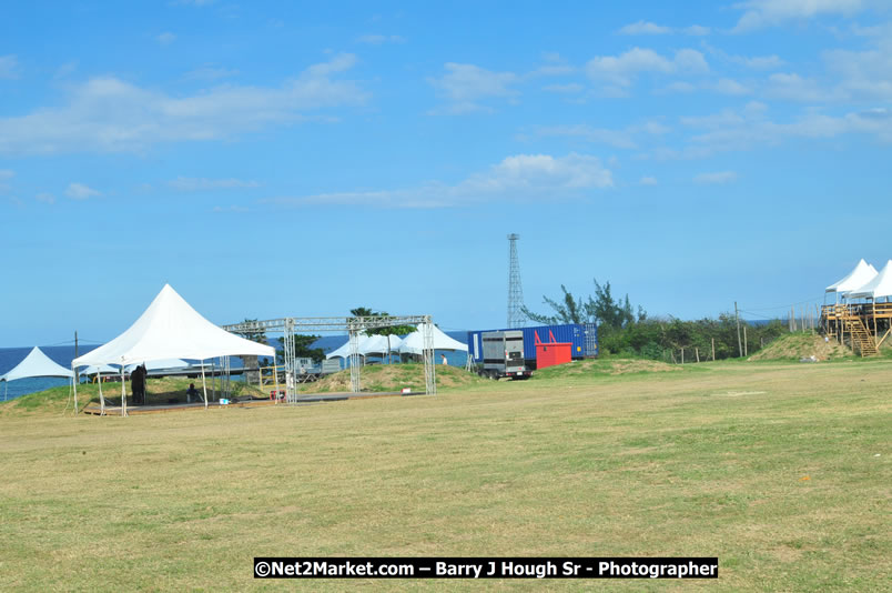 Preparations at the Venue - Jamaica Jazz and Blues Festival 2009, Thursday, January 15, 2009 - Venue at the Aqueduct on Rose Hall Resort &amp; Country Club, Montego Bay, Jamaica - Thursday, January 22 - Saturday, January 24, 2009 - Photographs by Net2Market.com - Barry J. Hough Sr, Photographer/Photojournalist - Negril Travel Guide, Negril Jamaica WI - http://www.negriltravelguide.com - info@negriltravelguide.com...!