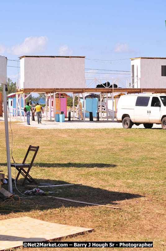 Preparations Continue [One Day To Go] at the Venue & Office - Jamaica Jazz and Blues Festival 2009 - Presented by Air Jamaica - Thursday, January 15, 2009 - Venue at the Aqueduct on Rose Hall Resort &amp; Country Club, Montego Bay, Jamaica - Thursday, January 22 - Saturday, January 24, 2009 - Photographs by Net2Market.com - Barry J. Hough Sr, Photographer/Photojournalist - Negril Travel Guide, Negril Jamaica WI - http://www.negriltravelguide.com - info@negriltravelguide.com...!