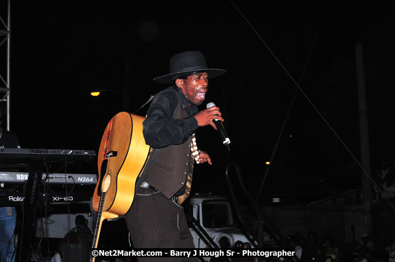 Lucea Cross the Harbour @ Lucea Car Park - All Day Event - Cross the Harbour Swim, Boat Rides, and Entertainment for the Family - Concert Featuring: Bushman, George Nooksl, Little Hero, Bushi One String, Dog Rice and many local Artists - Friday, August 1, 2008 - Lucea, Hanover Jamaica - Photographs by Net2Market.com - Barry J. Hough Sr. Photojournalist/Photograper - Photographs taken with a Nikon D300 - Negril Travel Guide, Negril Jamaica WI - http://www.negriltravelguide.com - info@negriltravelguide.com...!