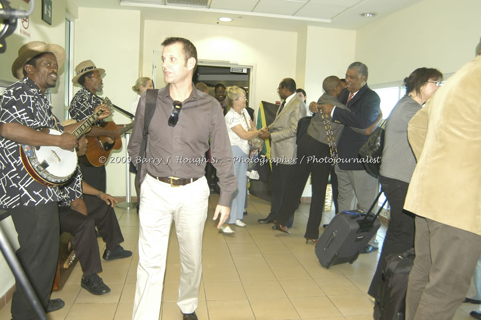  British Airways Inaugurates New Scheduled Service from London Gatwick Airport to Sangster International Airport, Montego Bay, Jamaica, Thursday, October 29, 2009 - Photographs by Barry J. Hough Sr. Photojournalist/Photograper - Photographs taken with a Nikon D70, D100, or D300 - Negril Travel Guide, Negril Jamaica WI - http://www.negriltravelguide.com - info@negriltravelguide.com...!