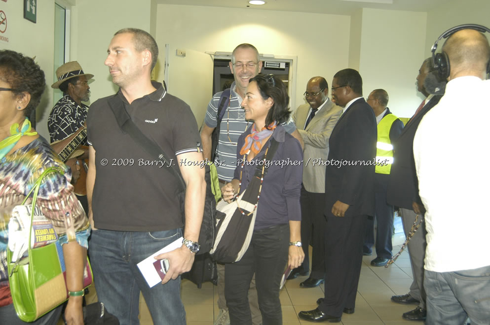  British Airways Inaugurates New Scheduled Service from London Gatwick Airport to Sangster International Airport, Montego Bay, Jamaica, Thursday, October 29, 2009 - Photographs by Barry J. Hough Sr. Photojournalist/Photograper - Photographs taken with a Nikon D70, D100, or D300 - Negril Travel Guide, Negril Jamaica WI - http://www.negriltravelguide.com - info@negriltravelguide.com...!