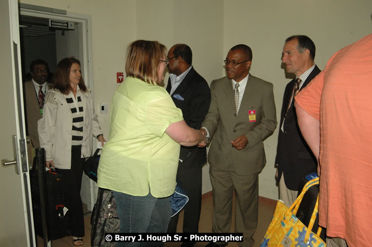 JetBue Airways' Inaugural Air Service between Sangster International Airport, Montego Bay and John F. Kennedy Airport, New York at MBJ Airports Sangster International Airport, Montego Bay, St. James, Jamaica - Thursday, May 21, 2009 - Photographs by Net2Market.com - Barry J. Hough Sr, Photographer/Photojournalist - Negril Travel Guide, Negril Jamaica WI - http://www.negriltravelguide.com - info@negriltravelguide.com...!