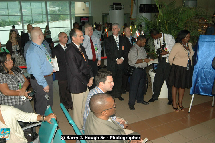 JetBue Airways' Inaugural Air Service between Sangster International Airport, Montego Bay and John F. Kennedy Airport, New York at MBJ Airports Sangster International Airport, Montego Bay, St. James, Jamaica - Thursday, May 21, 2009 - Photographs by Net2Market.com - Barry J. Hough Sr, Photographer/Photojournalist - Negril Travel Guide, Negril Jamaica WI - http://www.negriltravelguide.com - info@negriltravelguide.com...!