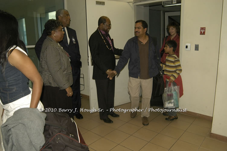 US Airways Inaugurtes New Service from Phoenix Sky Harbor International Airport to Sangster International Airport, Friday, December 18, 2009, Sangster International Airport, Montego Bay, St. James, Jamaica W.I. - Photographs by Net2Market.com - Barry J. Hough Sr, Photographer/Photojournalist - The Negril Travel Guide - Negril's and Jamaica's Number One Concert Photography Web Site with over 40,000 Jamaican Concert photographs Published -  Negril Travel Guide, Negril Jamaica WI - http://www.negriltravelguide.com - info@negriltravelguide.com...!