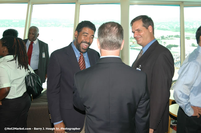 MS Freedom Of The Seas [Royal Caribbean International's - Newest Vessel] Plaques &amp; Keys Ceremony in order to commemorate its first arrival at the Port Montego Bay Photos - Negril Travel Guide, Negril Jamaica WI - http://www.negriltravelguide.com - info@negriltravelguide.com...!