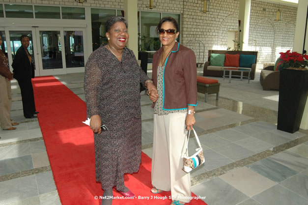 Minister of Toursim Luncheon - Minister of Tourism, Hon. Edmund Bartlett - Director of Tourism, Basil Smith - Saturday, December 15, 2007 - Rose Hall Resort and Country Club, Rose Hall, Montego Bay, Jamaica W.I. - Photographs by Net2Market.com - Barry J. Hough Sr, Photographer - Negril Travel Guide, Negril Jamaica WI - http://www.negriltravelguide.com - info@negriltravelguide.com...!