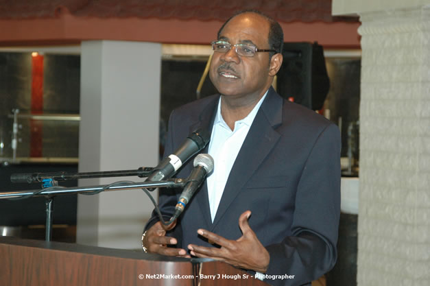 Minister of Toursim Luncheon - Minister of Tourism, Hon. Edmund Bartlett - Director of Tourism, Basil Smith - Saturday, December 15, 2007 - Rose Hall Resort and Country Club, Rose Hall, Montego Bay, Jamaica W.I. - Photographs by Net2Market.com - Barry J. Hough Sr, Photographer - Negril Travel Guide, Negril Jamaica WI - http://www.negriltravelguide.com - info@negriltravelguide.com...!