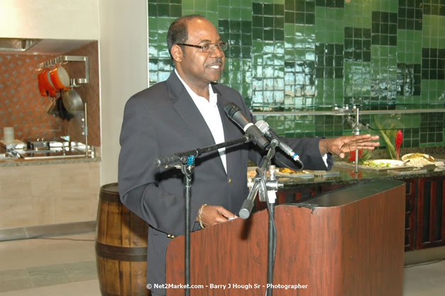 Minister of Toursim Luncheon - Minister of Tourism, Hon. Edmund Bartlett - Director of Tourism, Basil Smith - Saturday, December 15, 2007 - Rose Hall Resort and Country Club, Rose Hall, Montego Bay, Jamaica W.I. - Photographs by Net2Market.com - Barry J. Hough Sr, Photographer - Negril Travel Guide, Negril Jamaica WI - http://www.negriltravelguide.com - info@negriltravelguide.com...!