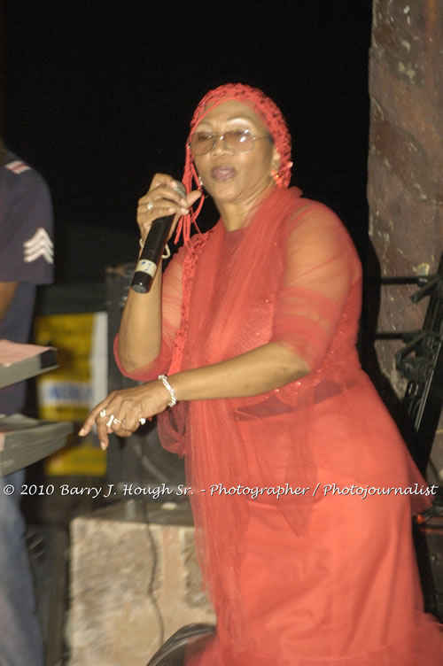 Marcia Griffiths & Edge Michael - Live In Concert - One Love Reggae Concert Series 09/10 @ Negril Escape Resort and Spa, December 29, 2009, One Love Drive, West End, Negril, Westmoreland, Jamaica W.I. - Photographs by Net2Market.com - Barry J. Hough Sr, Photographer/Photojournalist - Negril Travel Guide, Negril Jamaica WI - http://www.negriltravelguide.com - info@negriltravelguide.com...!