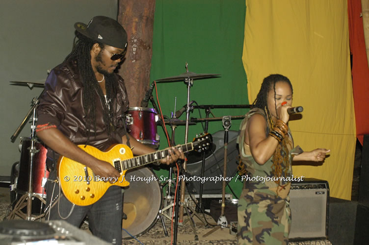 Queen Ifrica - Live In Concert - One Love Reggae Concert Series 09/10 @ Negril Escape Resort and Spa, January 5, 2010, One Love Drive, West End, Negril, Westmoreland, Jamaica W.I. - Photographs by Net2Market.com - Barry J. Hough Sr, Photographer/Photojournalist - Negril Travel Guide, Negril Jamaica WI - http://www.negriltravelguide.com - info@negriltravelguide.com...!