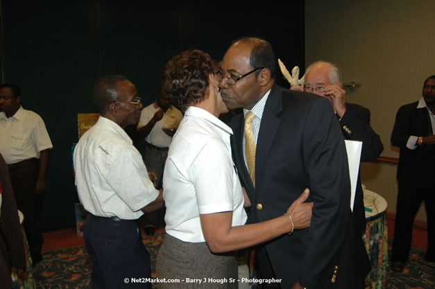 Red Cap Porters Awards - Minister of Tourism, Hon. Edmund Bartlett - Director of Tourism, Basil Smith - Friday, December 14, 2007 - Holiday Inn Sunspree, Montego Bay, Jamaica W.I. - Photographs by Net2Market.com - Barry J. Hough Sr, Photographer - Negril Travel Guide, Negril Jamaica WI - http://www.negriltravelguide.com - info@negriltravelguide.com...!