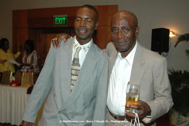 Red Cap Porters Awards - Minister of Tourism, Hon. Edmund Bartlett - Director of Tourism, Basil Smith - Friday, December 14, 2007 - Holiday Inn Sunspree, Montego Bay, Jamaica W.I. - Photographs by Net2Market.com - Barry J. Hough Sr, Photographer - Negril Travel Guide, Negril Jamaica WI - http://www.negriltravelguide.com - info@negriltravelguide.com...!