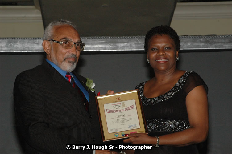 The Ministry of Tourism - Tourism Service Excellence Awards Ceremony held at the Ritz Carlton Rose Rall Golf and Spa Resort, Montego Bay on Friday, April 24, 2009 - Photographs by Net2Market.com - Barry J. Hough Sr. Photojournalist/Photograper - Photographs taken with a Nikon D300 - Negril Travel Guide, Negril Jamaica WI - http://www.negriltravelguide.com - info@negriltravelguide.com...!