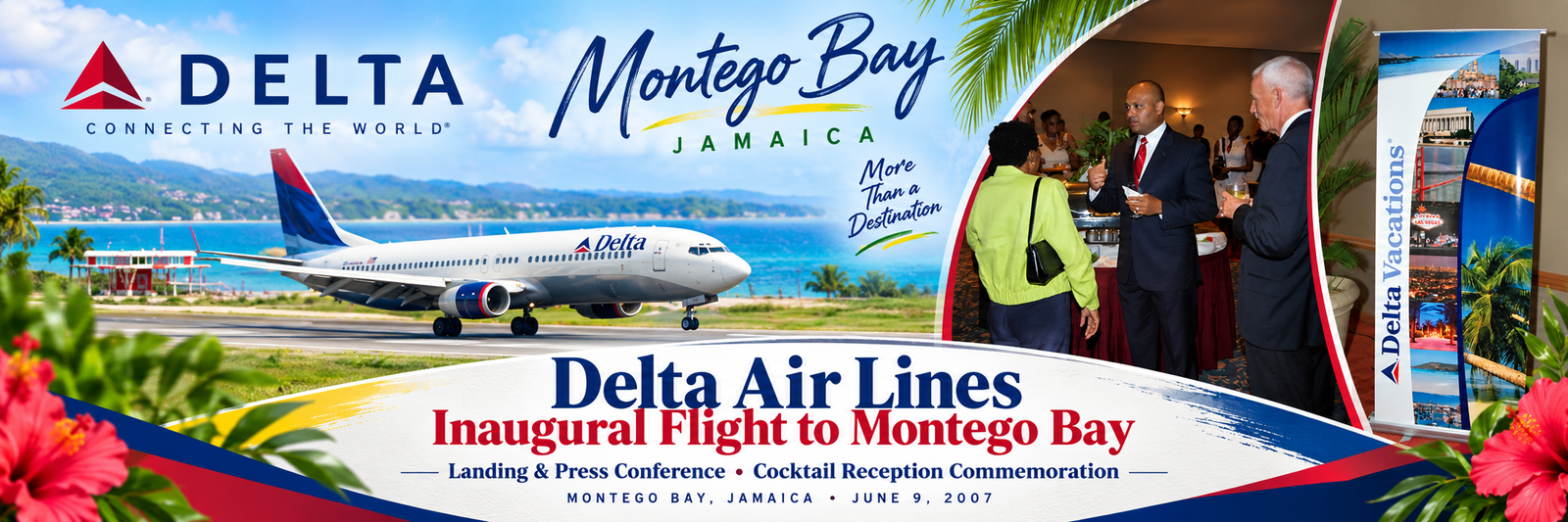 Delta Air Lines inaugural flight to Montego Bay